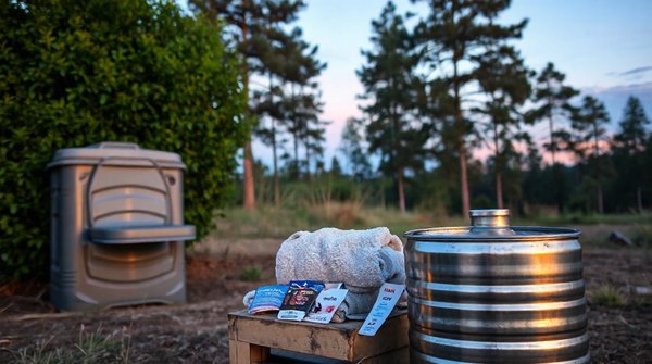 Top sanitaries for camping: all you need for comfort and ease