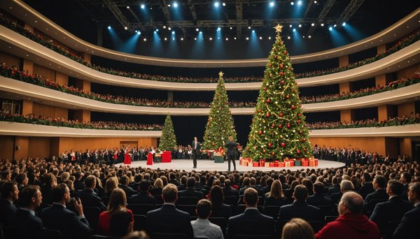 Organisez un spectacle arbre de Noël entreprise inoubliable